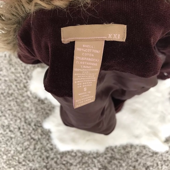 Forever 21 XXI Woman Jacket Sz S Red - Picture 7 of 8